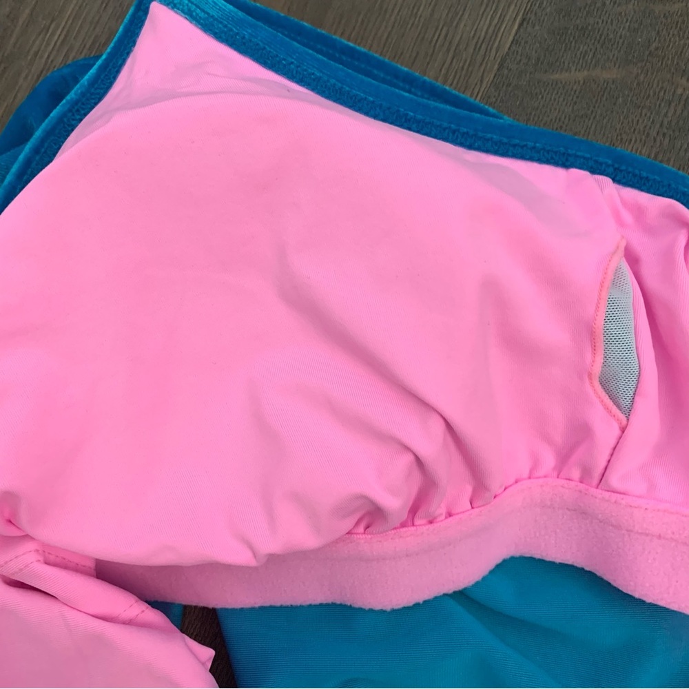 Lilly Pulitzer Cassis Bra Tank UPF 50+ Teal Bay - Picture 7 of 9